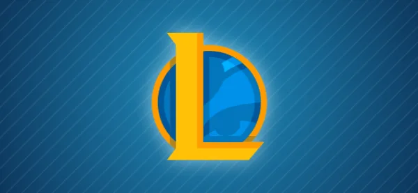 League of Legends: ko'k fonda oltin rangli L belgisi